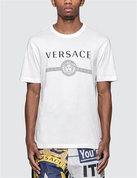 all white versace shirt|versace white shirt men.